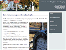 Tablet Screenshot of cemeterydata.com