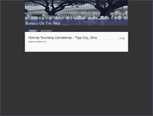 Tablet Screenshot of monroetipp.cemeterydata.com
